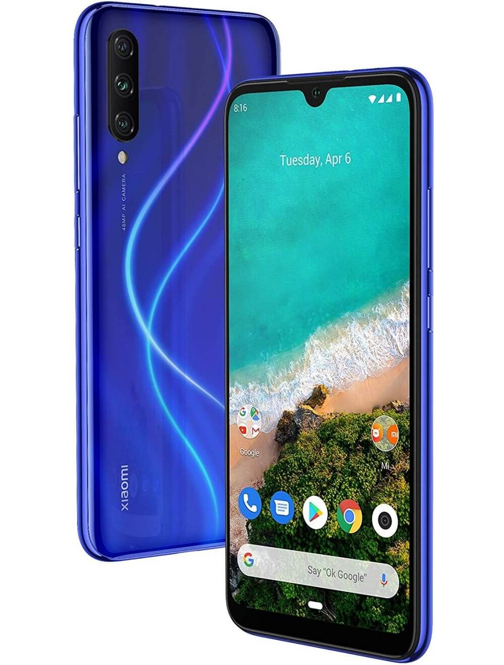 SMARTPHONE XIAOMI MI A3 4RAM 64GB TELA 6.08" LTE DUAL GLOBAL AZUL