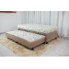 Colchobox Ortopédico Solteiro c/ cama Auxiliar Sonho Bom Bege 088x188x60 Nosso Sonho